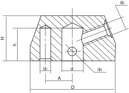 定位手柄座HY8312.4結構圖